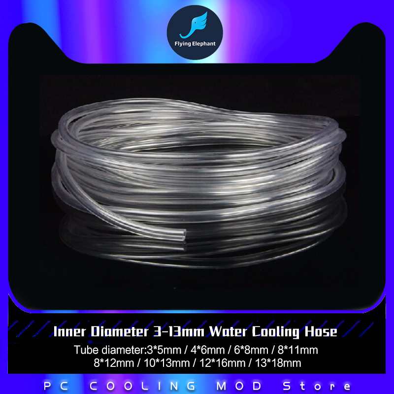 Pc Water Cooling - 물 냉각 호스 내경 3-13mm 투명
