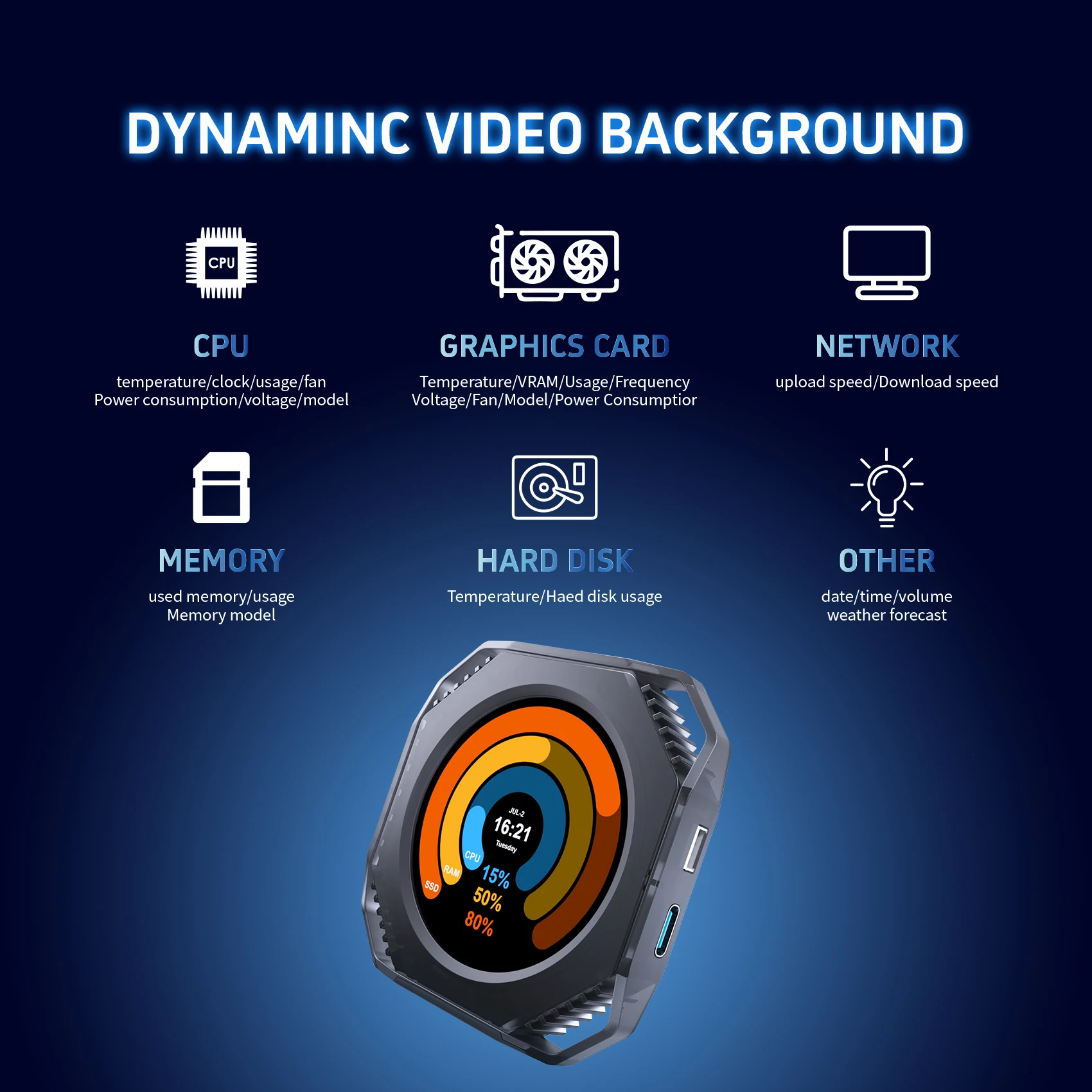 미라박스 DR21 2.1인치 PC 케이스, 보조 화면  - Pc Water Cooling 리뷰 및 가격