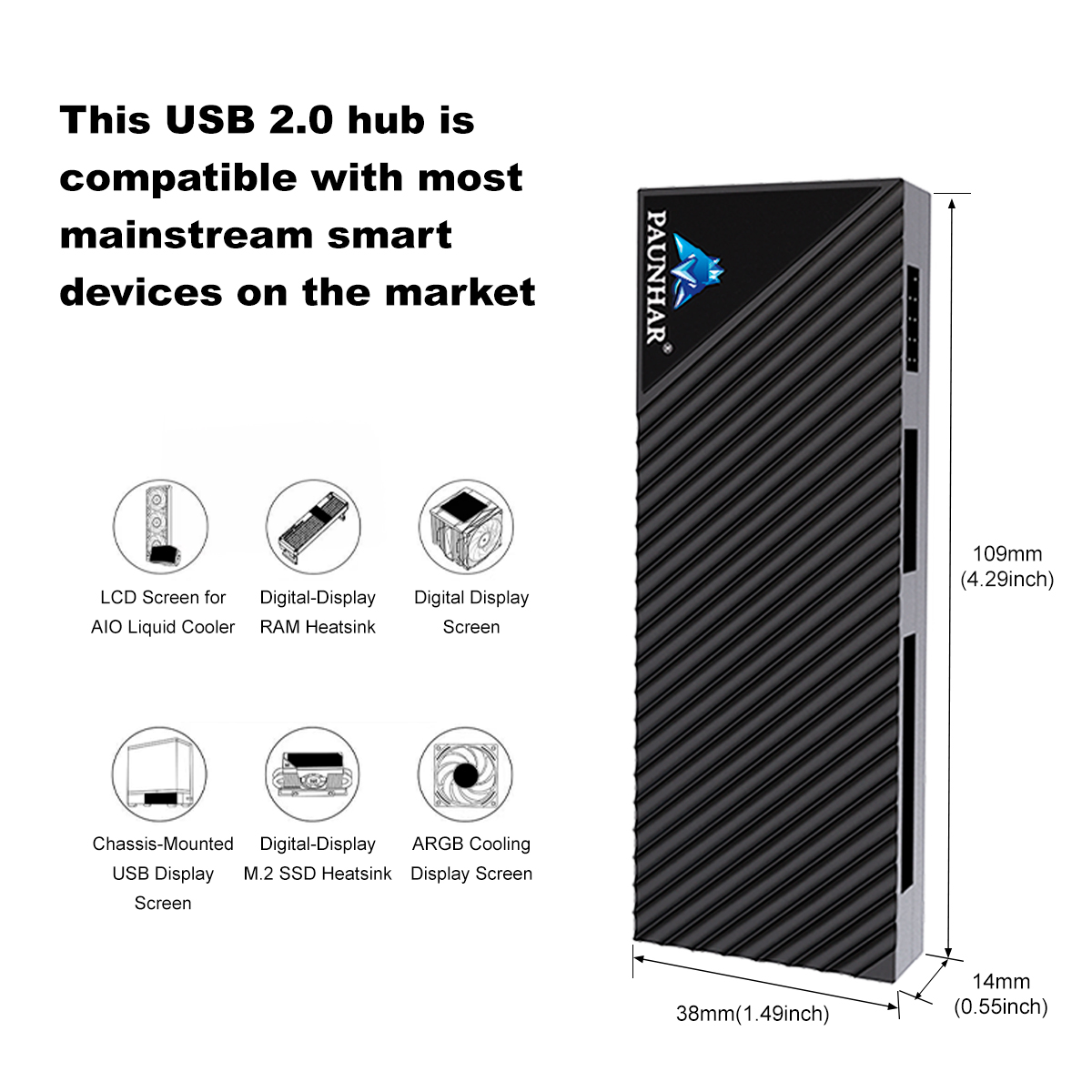 USB 2.0 9핀 1대5 자기 헤더 허브, 게이밍 P - Pc Gaming Liquid 리뷰 및 가격