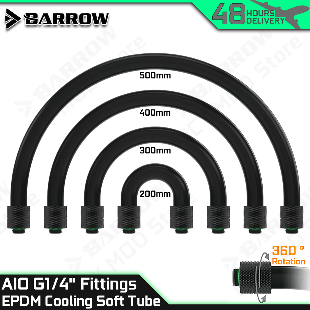 Barrow AIO EPDM 소프트 튜브 G1/4 피팅 - Pc Water Cooling 리뷰 및 가격